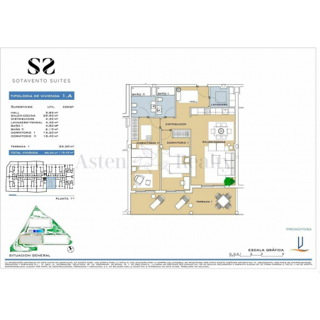 Sprzedaż - Nieruchomości - Apartment - La Tejita, Granadilla 1